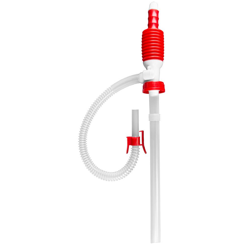 Gas Siphon Hand Fuel Pump great for draining tubs and sinks TERA PUMP Manual Water Transfer Pump 